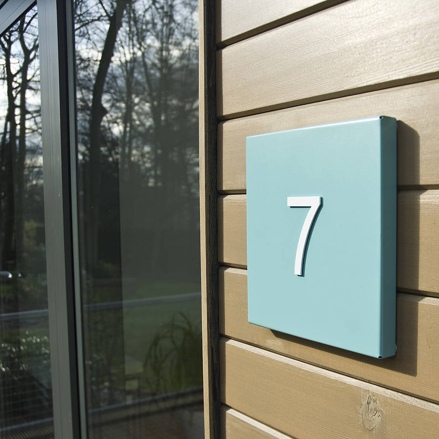 miami house number plate by kelly contemporary